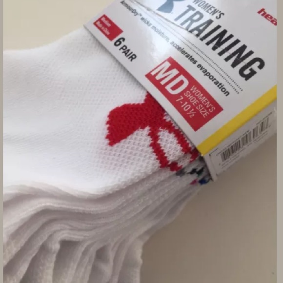 Under Armour Women's White No Show Socks 6 Pairs - Picture 2 of 3